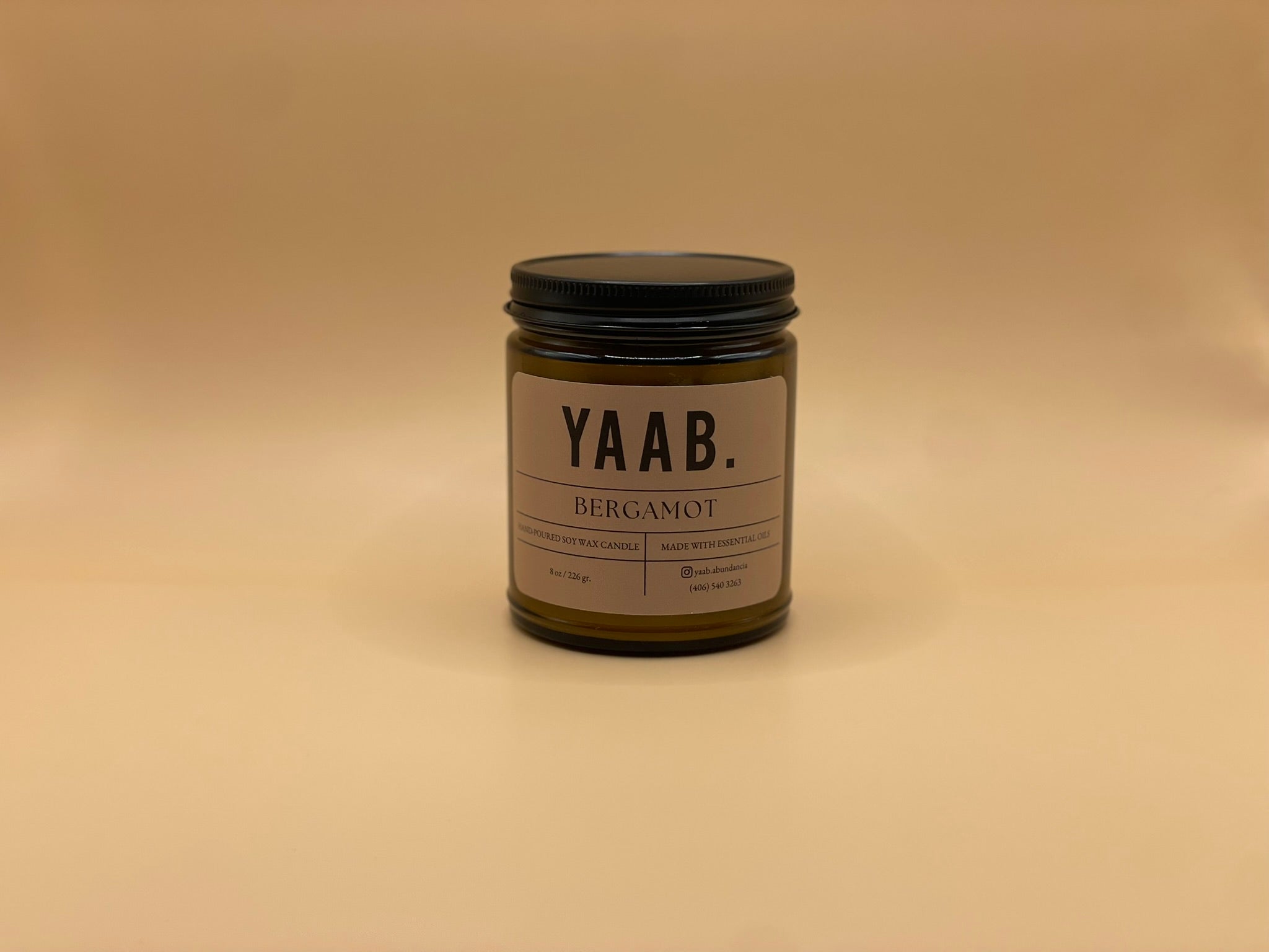 Bergamot Soy Wax Candle