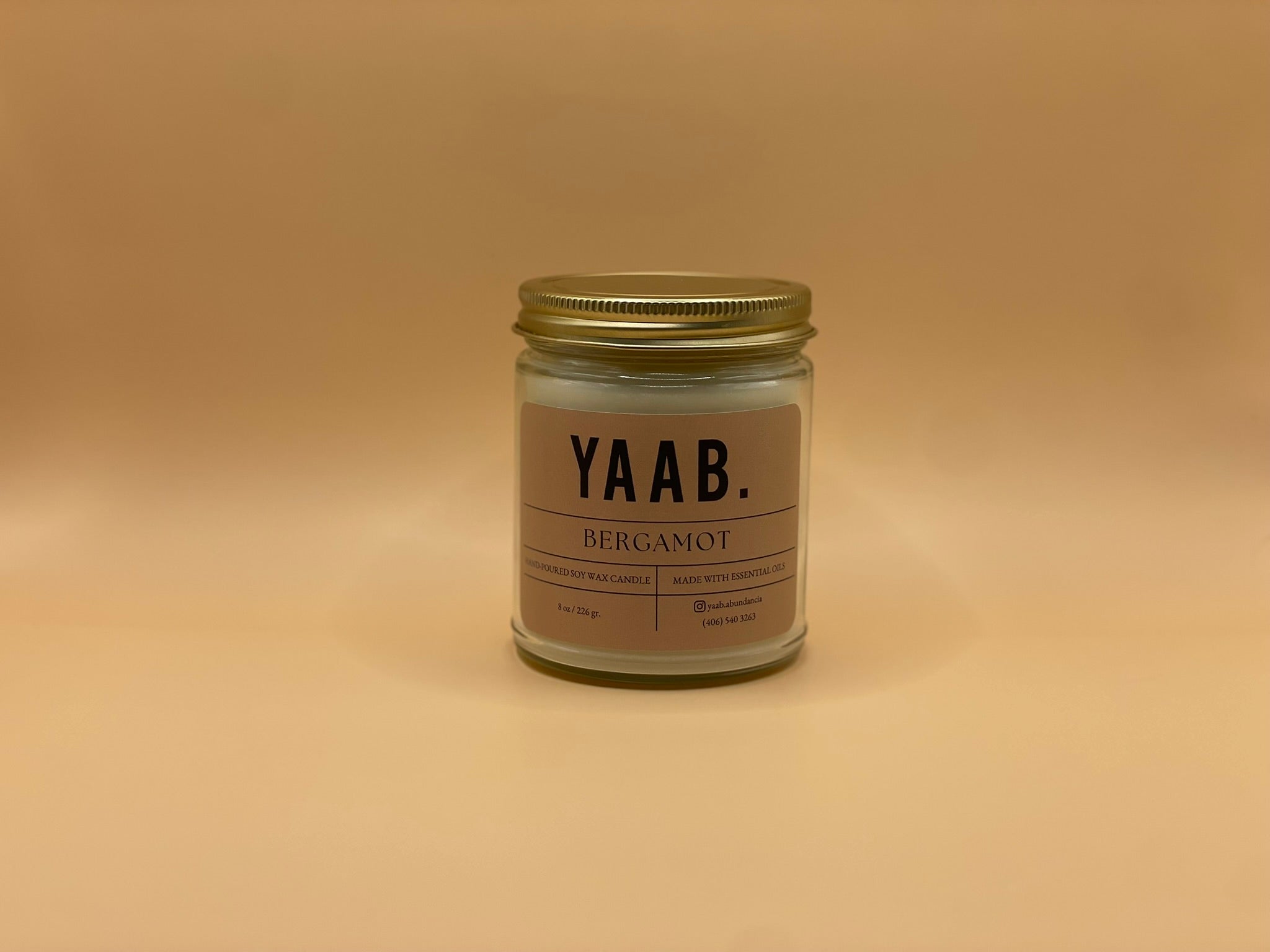 Bergamot Soy Wax Candle