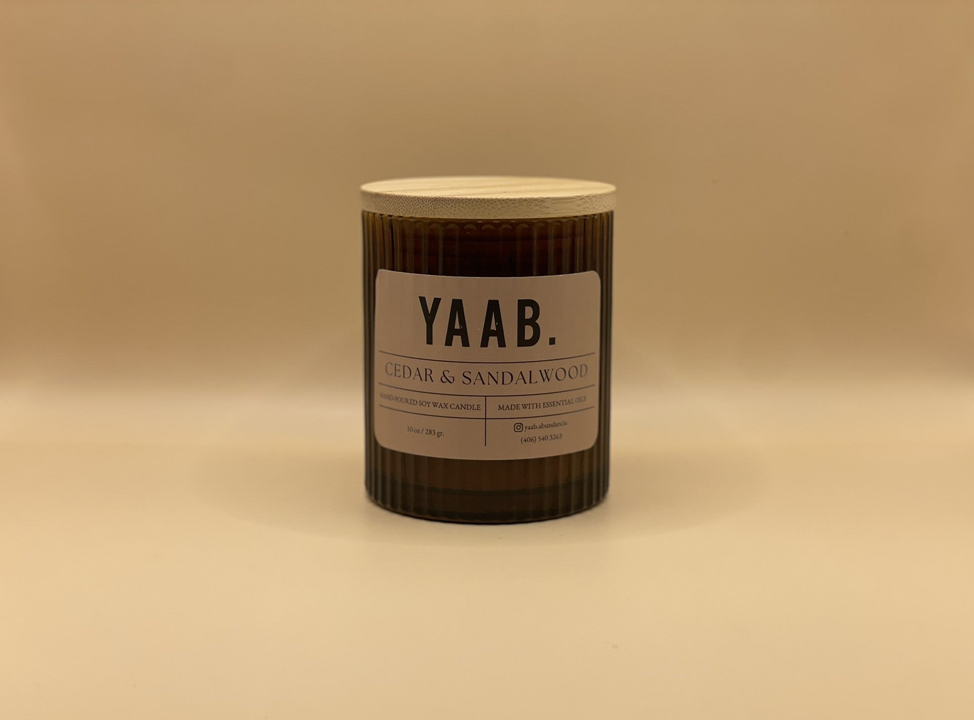 Cedar & Sandalwood Soy Wax Candle