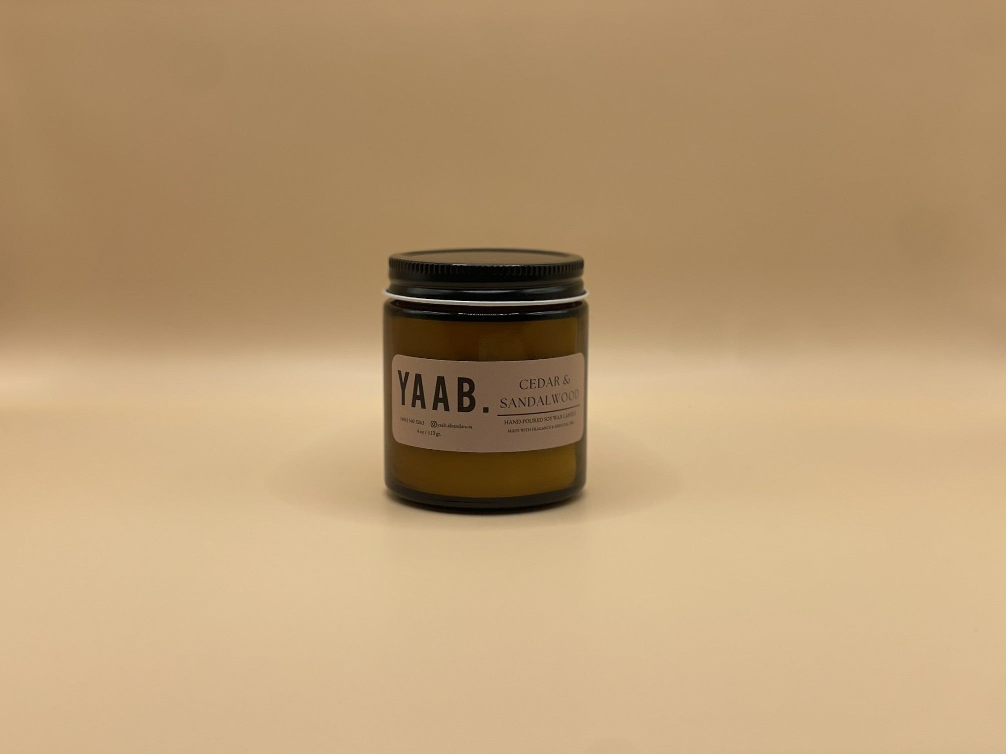 Cedar & Sandalwood Soy Wax Candle