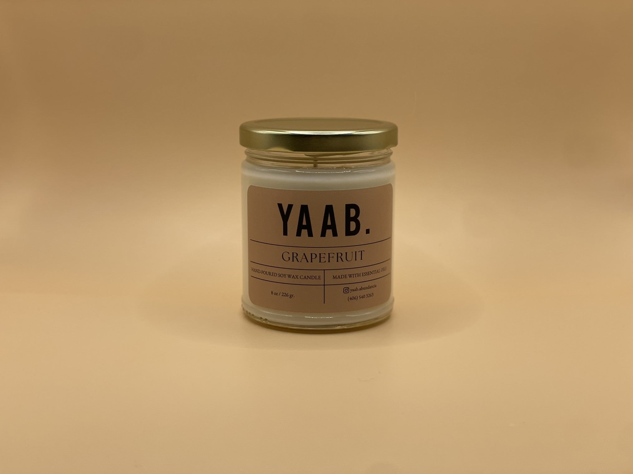 Grapefruit Soy Wax Candle