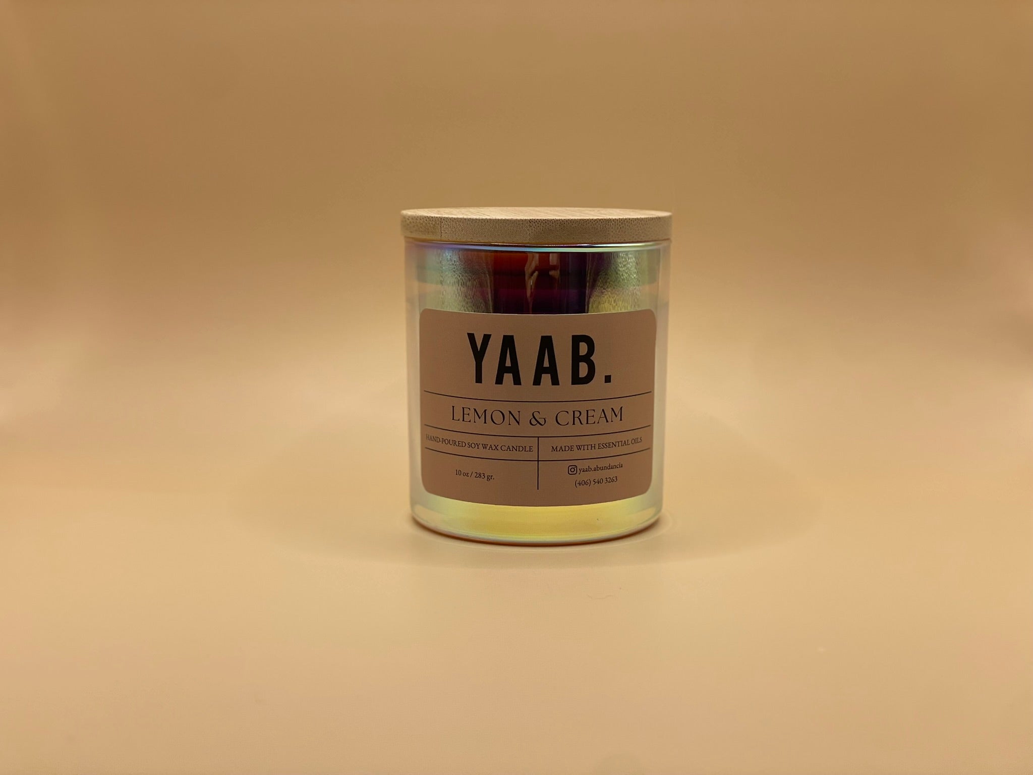 Lemon & Cream Soy Wax Candle