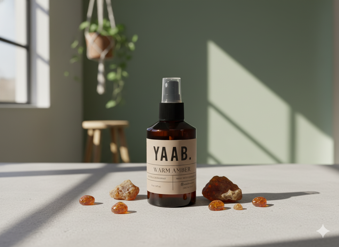 Warm Amber Pillow & Linen Spray (5 oz)