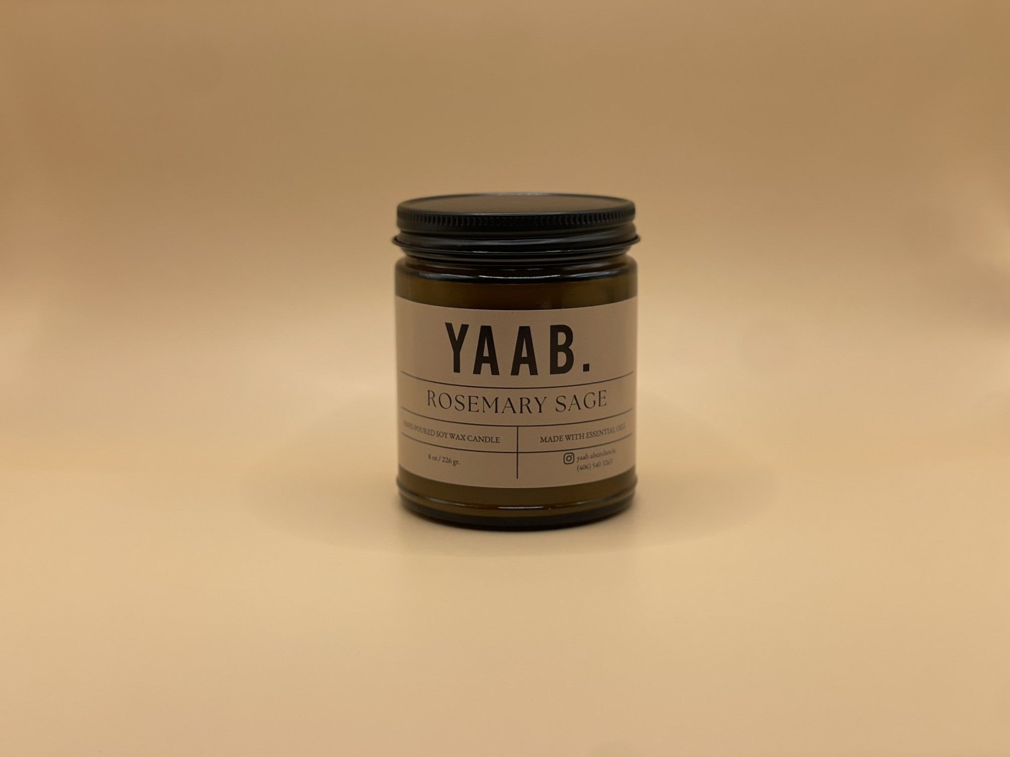 Rosemary Sage Soy Wax Candle