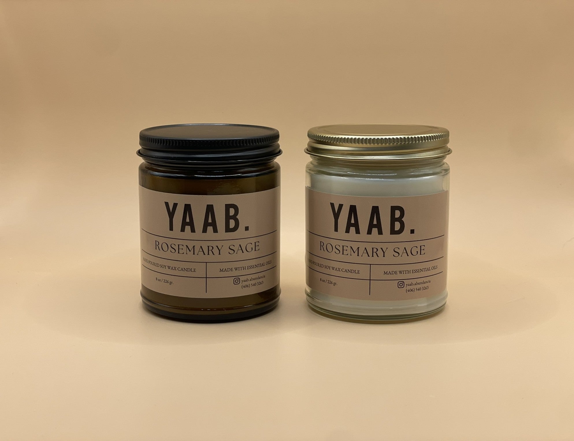 Rosemary Sage Soy Wax Candle