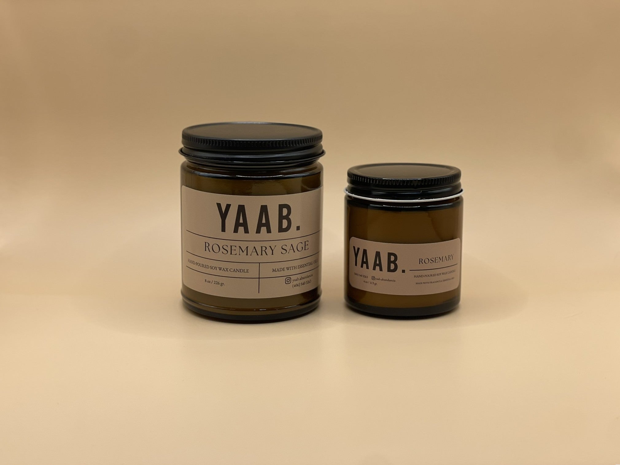 Rosemary Sage Soy Wax Candle