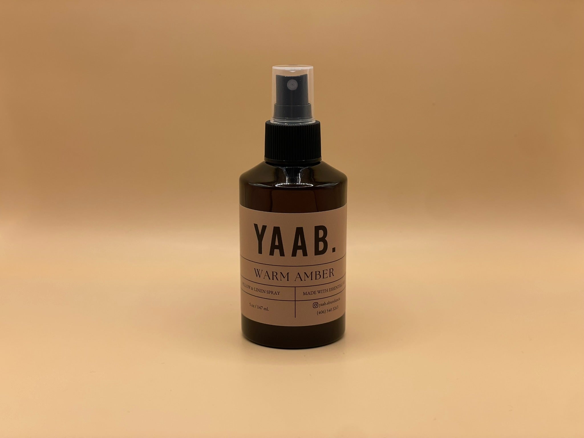 Warm Amber Pillow & Linen Spray (5 oz)