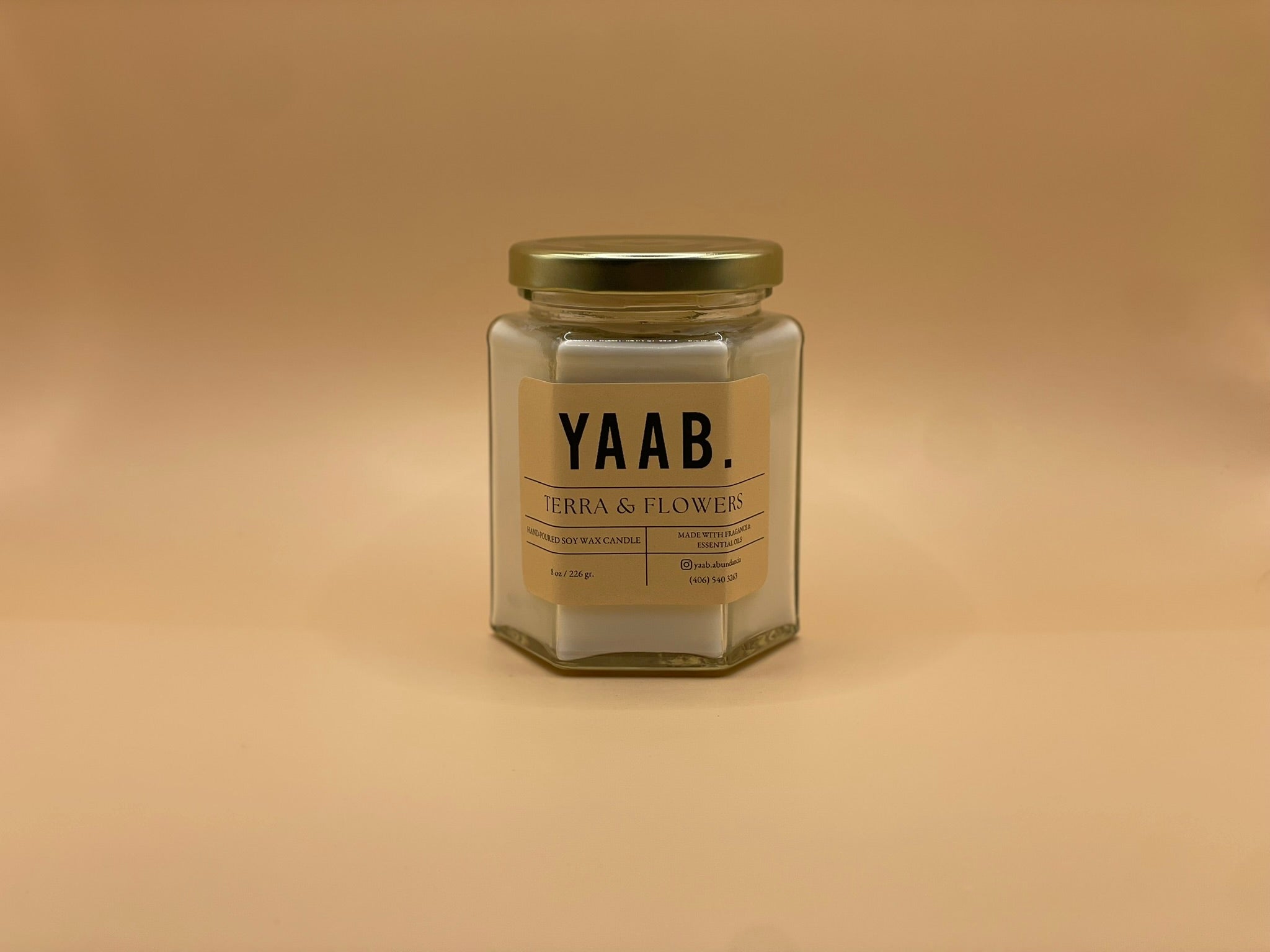 Terra & Flowers Soy Wax Candle