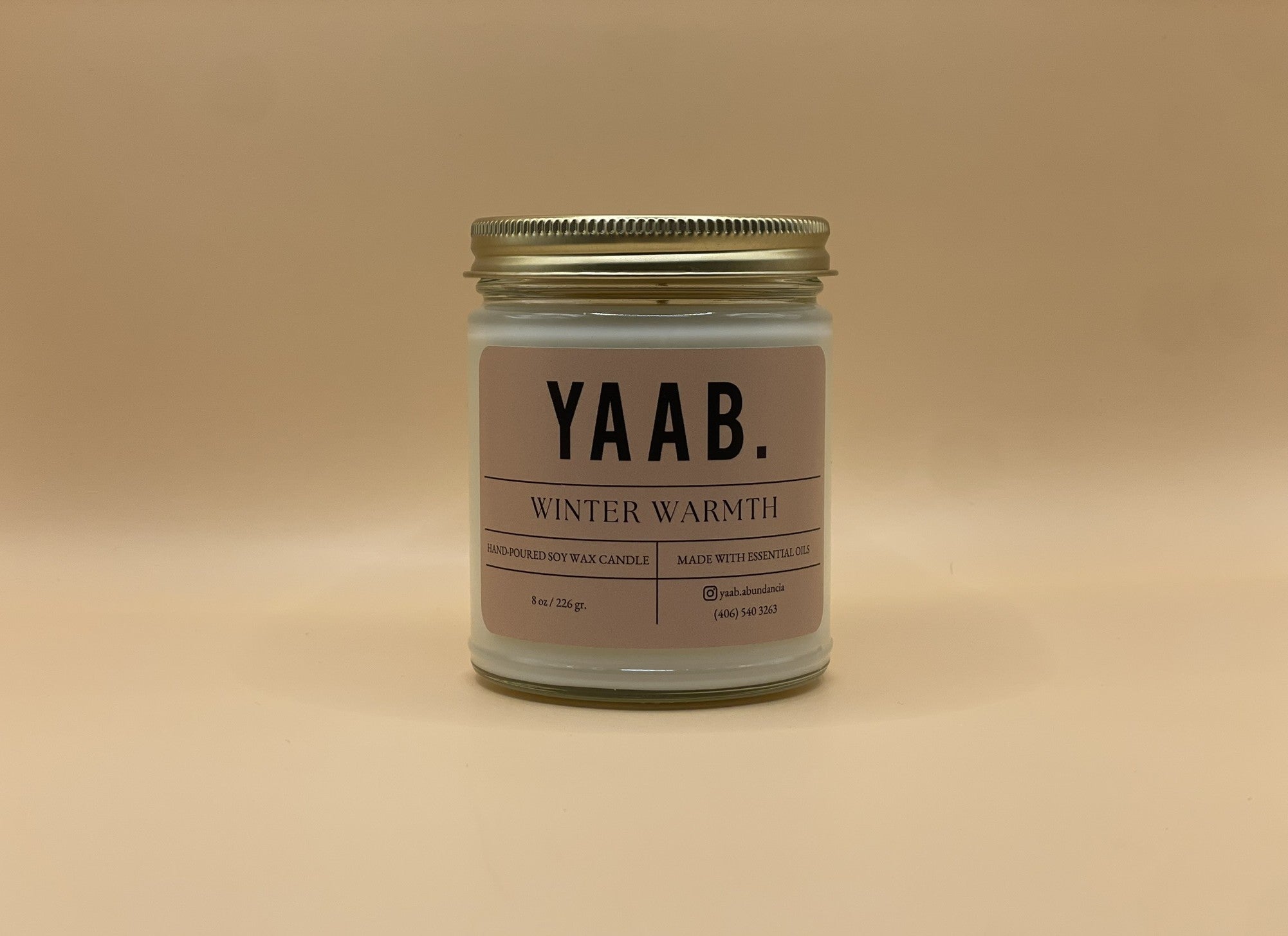 Winter Warmth Soy Wax Candle